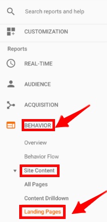 How to access the Navigation Summary report in Google Analytics?