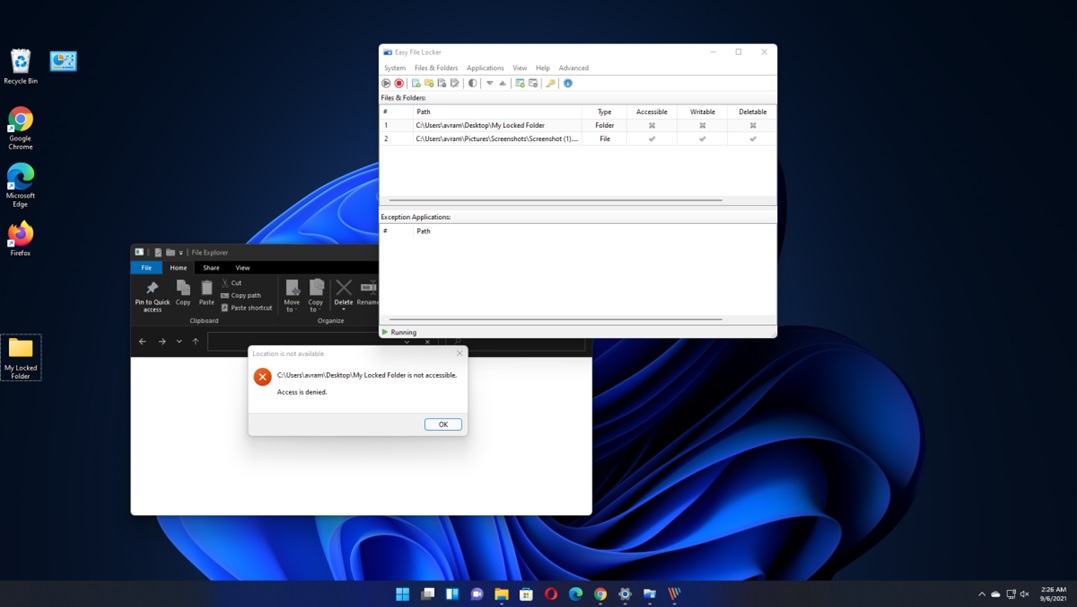 Lock Folder in Windows 11