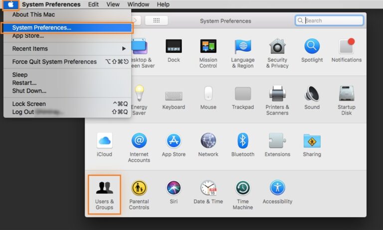 System Preferences macOS