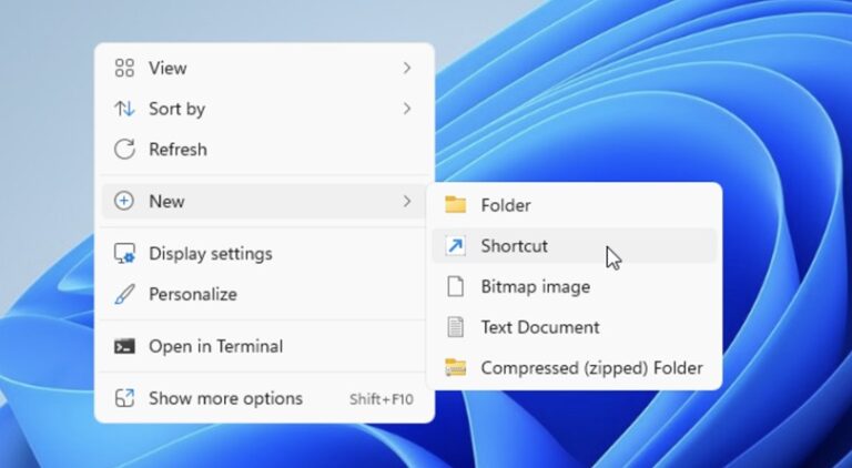Windows 11 Restart - Desktop Shortcut
