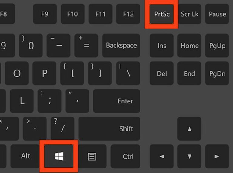 Take a screenshot in windows 11 Using Win + PrtSrn Shortcut Step 1