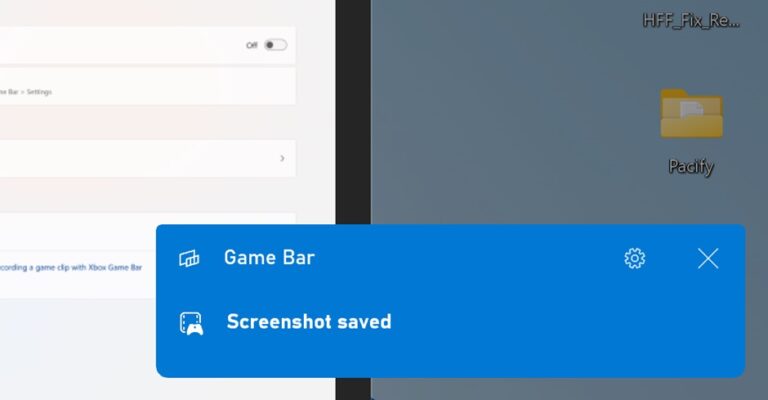 Take a screenshot in windows 11 using Xbox Game Bar step 3
