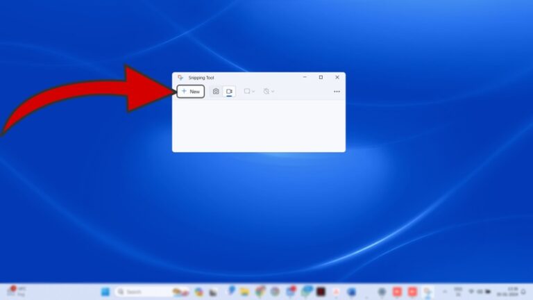 Windows 11 Screen record using Snipping tool step 4