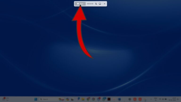Windows 11 Screen record using Snipping tool step 5