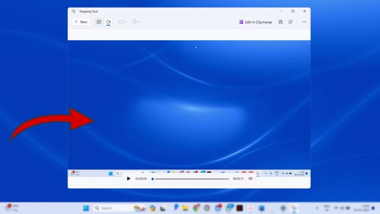 windows 11 Screen record using Snipping tool step 6