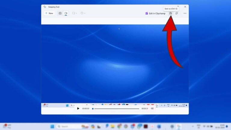 Windows 11 Screen record using Snipping tool step 7