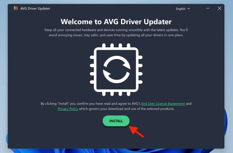 Update Drivers Using AVG Driver Updater Step 2b