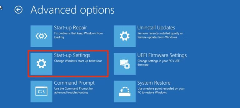Start Windows 11 in Safe Mode using Command Prompt & WinRE step 6