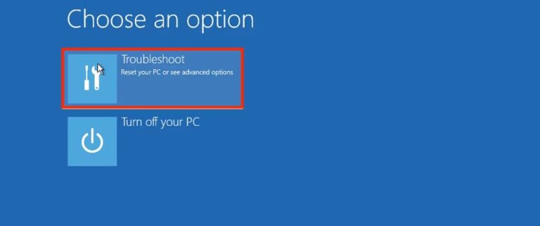 Start Windows 11 in Safe Mode using Start Menu Step 4