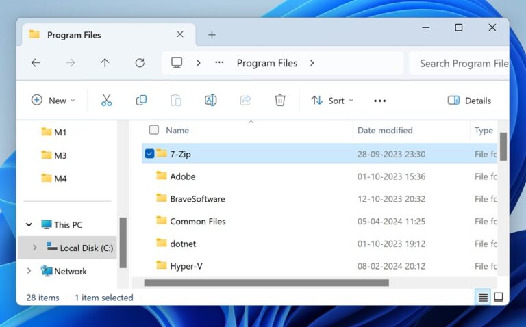 Uninstall Apps and Programs on Windows 11 with File Explorer step 3