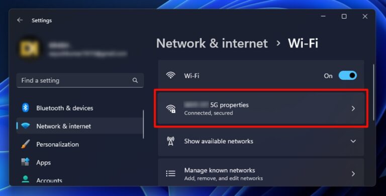 Find MAC Address in Windows 11 Using Windows 11 Settings step 4