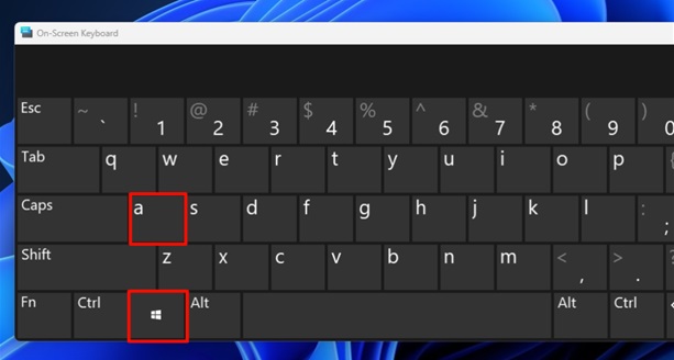 Turn On Bluetooth in Windows 11 Using Only the Keyboard step 1