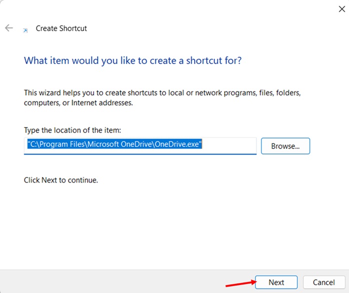 Creating Shortcuts Directly in the Windows Startup Folder step 5