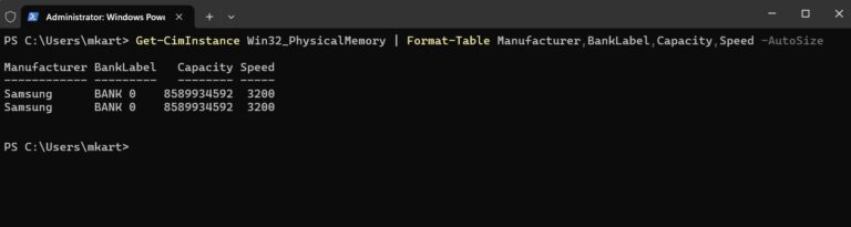 Memory Analysis PowerShell Cmdlet 1