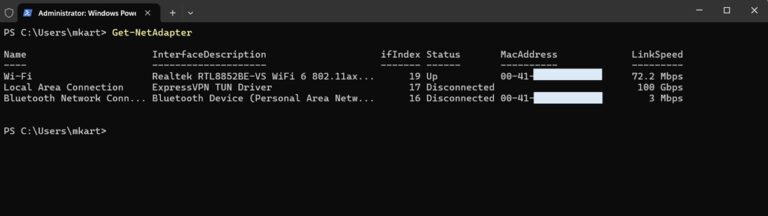 Network Configuration PowerShell Cmdlet 1