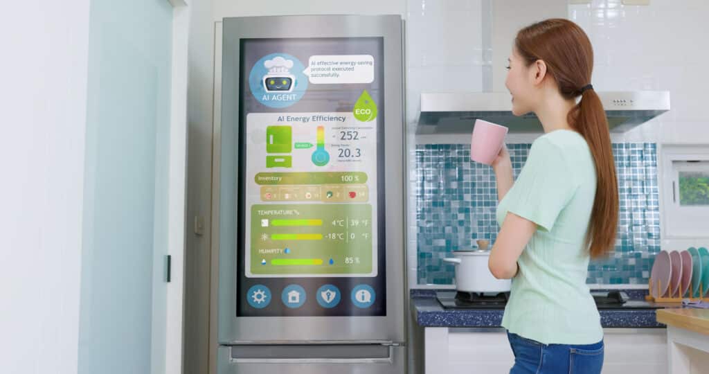Smart Refrigerator Temperature and Humidity Monitoring