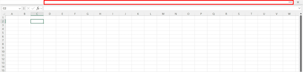 Enable Full-screen mode Using Ribbon in Microsoft Excel step 3