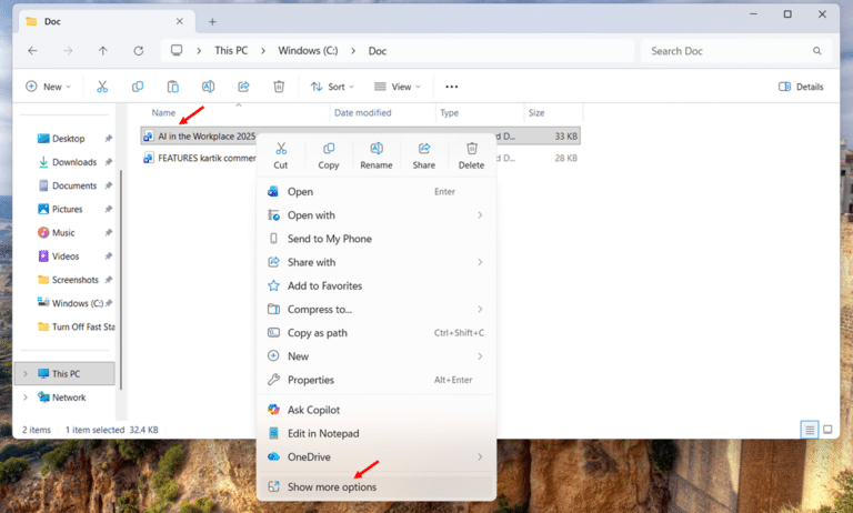 Scan a File or Folder Using Right-Click Context Menu step 1, 2, 3 and 4