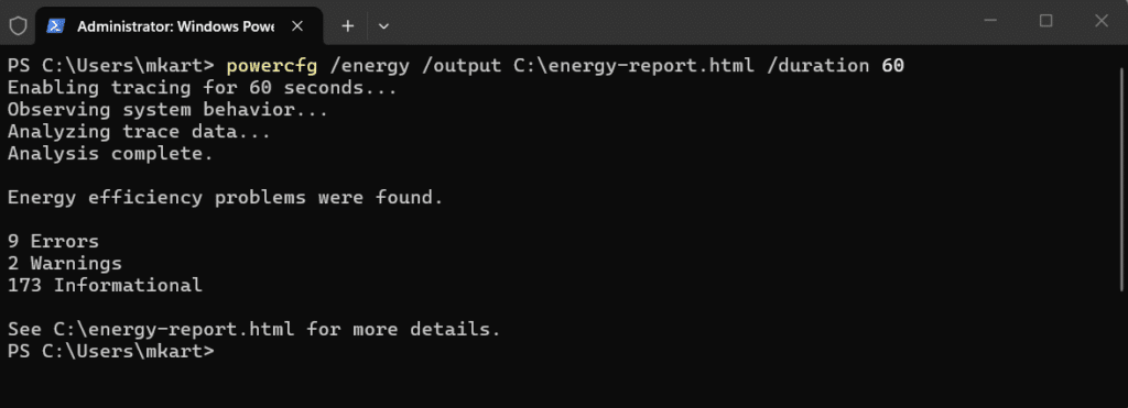 Prevent Windows 11 from Sleeping Using PowerShell Commands cmdlet 13
