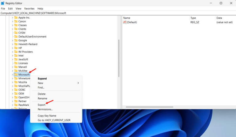 Block Widgets via Registry Editor step 2