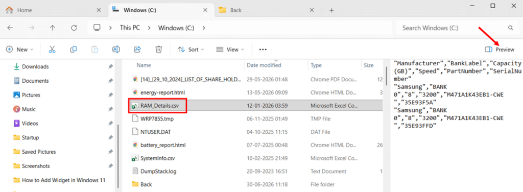 Enable the Preview Pane to See File Contents at a Glance step 2