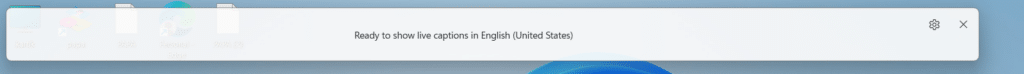 First-Time Setup for Live Captions step 5