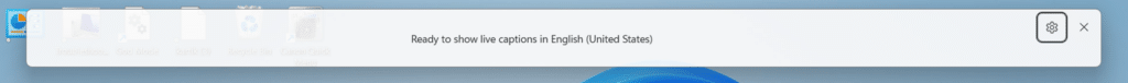 Turn On Live Captions Using the Keyboard Shortcut step 1
