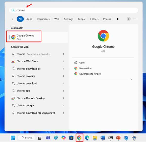 Clearing Cache in Google Chrome step1