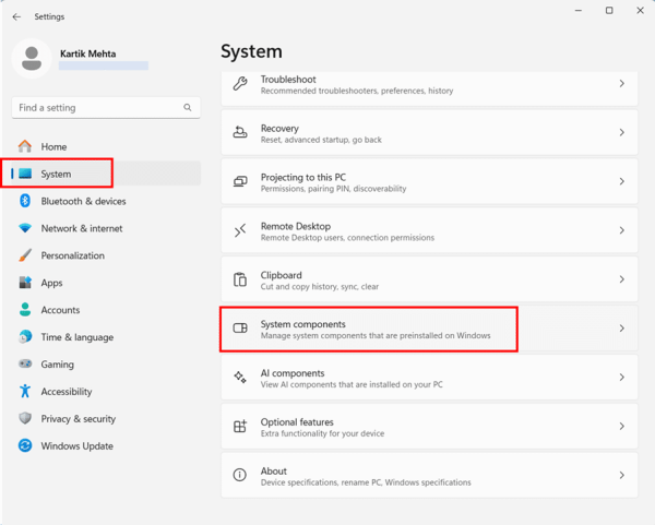 Clearing Microsoft Store Cache Through Windows Settings step 1, 2 and 3