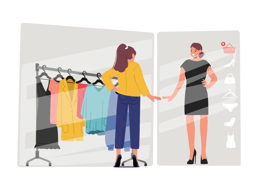 Augmented Reality in virtual dressing room technology