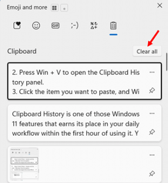 Find Your Pinned Items in the Panel step 1
