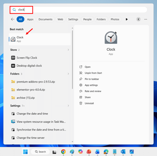 Launch the Clock App and Open Focus Sessions step1