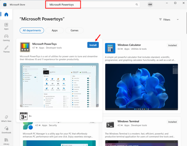 Microsoft PowerToys Awake Installation and Stopping Sleep Configuration step 2