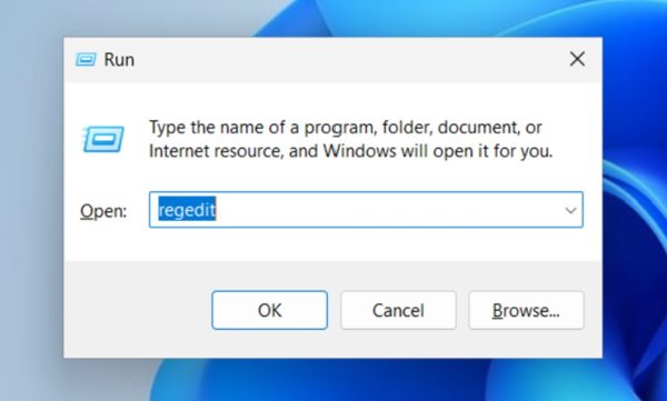 Stop Windows 11 Updates with Registry Editor Step 1