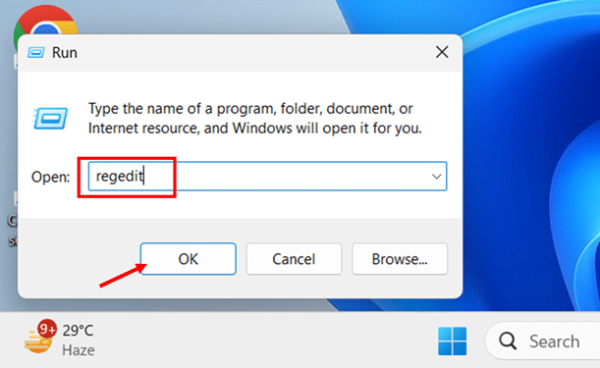 Turn Off Acceleration Using Registry Editor step 1 and 2 Turn Off Acceleration Using Registry Editor step 1 and 2
