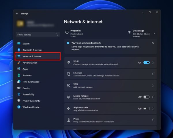 Turn On Bluetooth in Windows 11 from the Airplane Mode Settings step 2