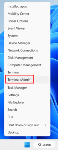 Using PowerShell to Clear App Cache in Windows 11 step 1