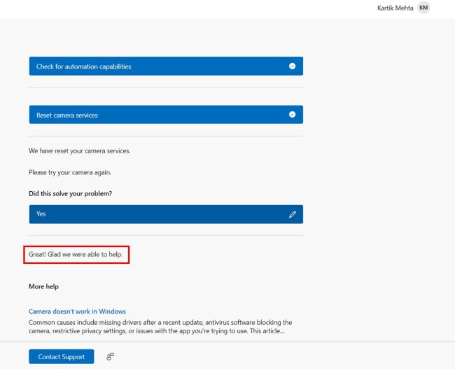 Using Windows Troubleshooters in Windows 11 step 10